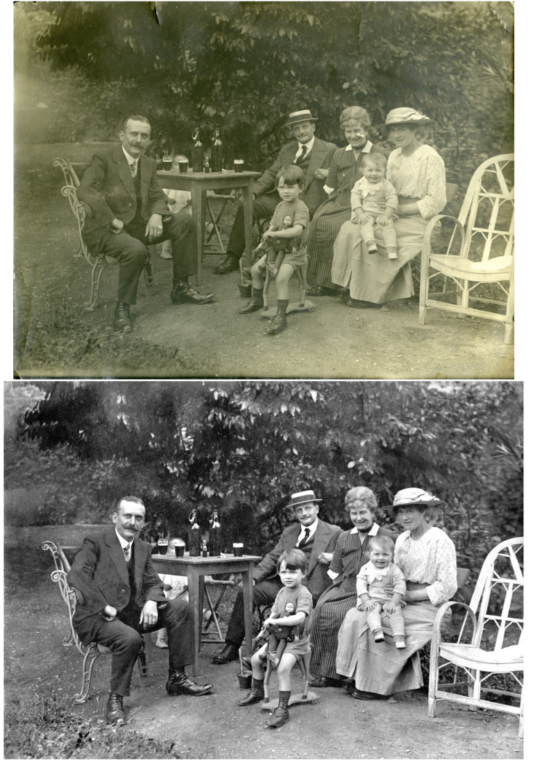 Restauration de photos anciennes au Temps Apprivoisé !